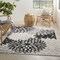 Homeroots 6 x 9 ft. Black Gray White Indoor & Outdoor Area Rug 384600 - alternate 3